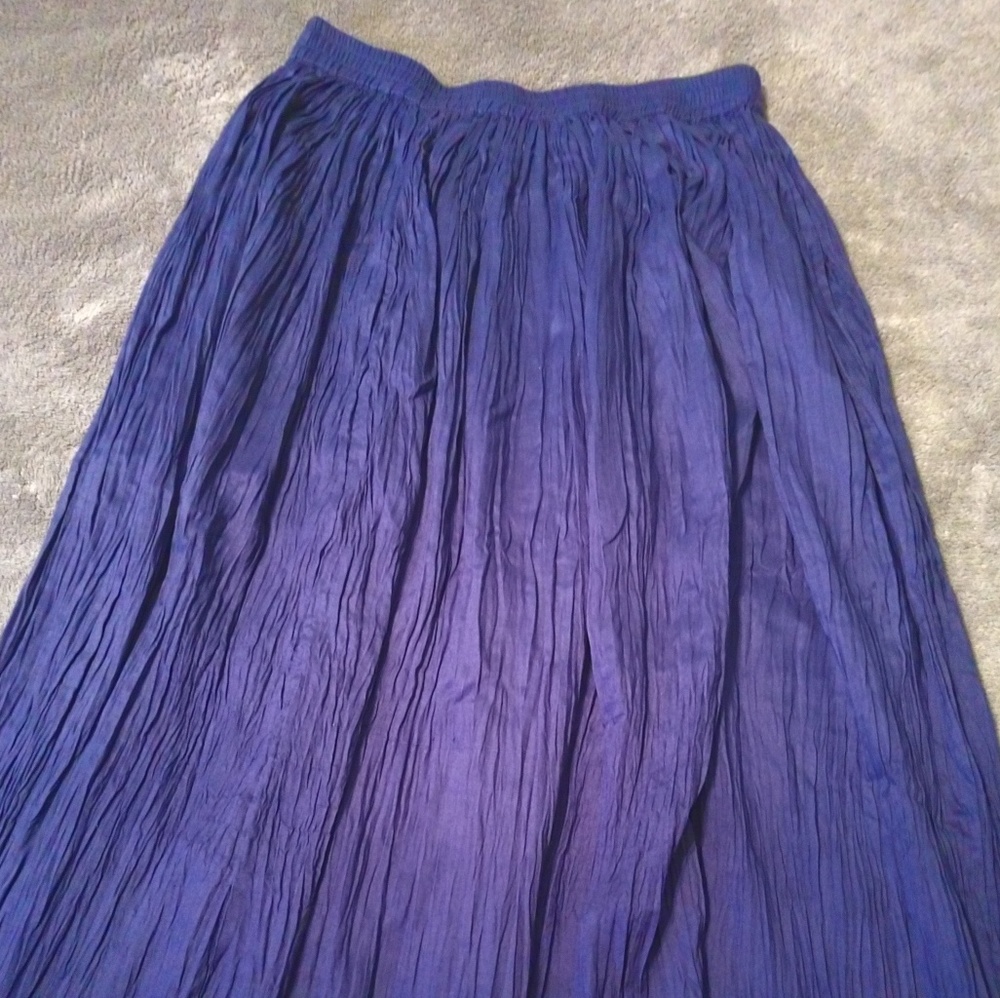 Long Blue Skirt